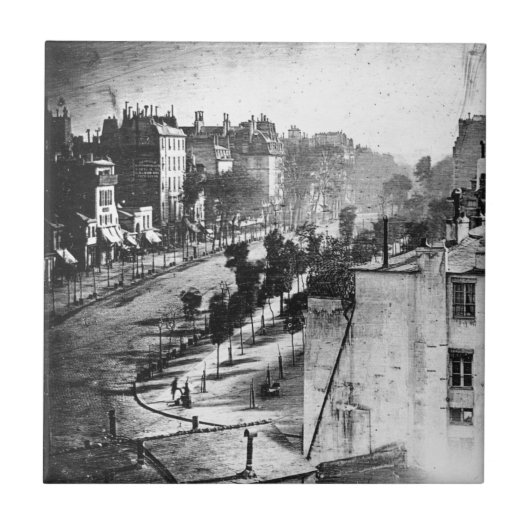 Boulevard Du Temple Tegeltje (Voorkant)