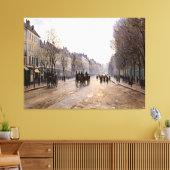 Boulevard Héloise, Argenteuil Canvas Afdruk (Insitu (Woonkamer))