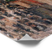 Boulevard Monmartre in Parijs door Camille Pissarr Poster (Hoek)