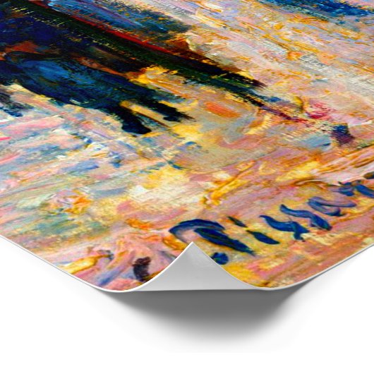 Boulevard Montmartre Camille Pissarro 1897 Poster (Hoek)