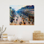Boulevard Montmartre Camille Pissarro 1897 Poster (Keuken)