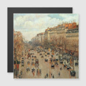 Boulevard Montmartre-Eremitage Camille Pissarro (Voorkant / Achterkant)