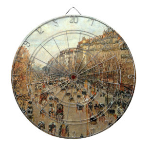 Boulevard Montmartre-Eremitage Camille Pissarro Dartbord