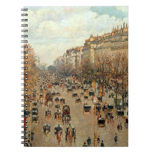 Boulevard Montmartre-Eremitage Camille Pissarro Notitieboek (Voorkant)