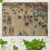 Boulevard Montmartre-Eremitage Camille Pissarro Theedoek (Gevouwen)