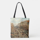 Boulevard Montmartre-Eremitage Camille Pissarro Tote Bag (Achterkant)