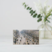Boulevard Montmartre - Parijs - Camille Pissarro Visitekaartje (Staand voorkant)