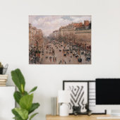 Boulevard Montmartre Poster (Thuiskantoor)
