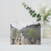 Boulevard Montmartre Spring Paris Camille Pissarro Briefkaart (Staand voorkant)