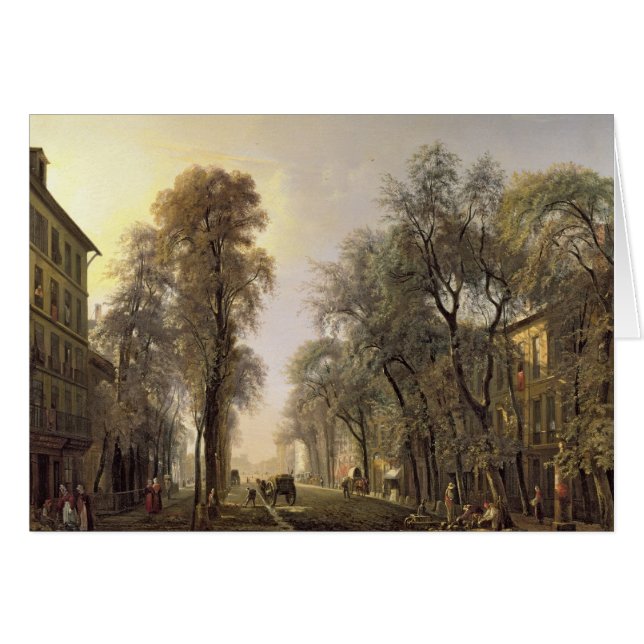 Boulevard Poissonniere in 1834 (Voorkant Horizontaal)