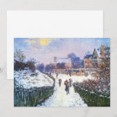 Boulevard Saint Denis Argenteuil door Claude Monet (Voorkant / Achterkant)