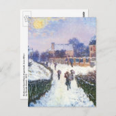 Boulevard Saint Denis Argenteuil door Claude Monet Briefkaart (Voorkant / Achterkant)