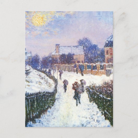 Boulevard Saint Denis Argenteuil door Claude Monet Briefkaart (Voorkant)
