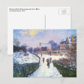 Boulevard Saint Denis Argenteuil door Claude Monet Briefkaart (Voorkant / Achterkant)