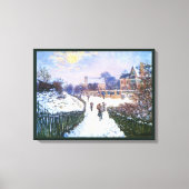 Boulevard Saint Denis Argenteuil door Claude Monet Canvas Afdruk (Voorkant)