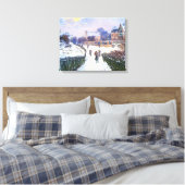Boulevard Saint Denis Argenteuil door Claude Monet Canvas Afdruk (Insitu (Slaapkamer))
