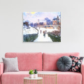 Boulevard Saint Denis Argenteuil door Claude Monet Canvas Afdruk (Insitu (Woonkamer))