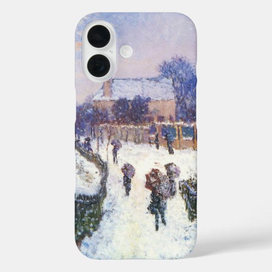 Boulevard Saint Denis Argenteuil door Claude Monet Case-Mate iPhone Case (Achterkant)