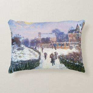 Boulevard Saint Denis Argenteuil door Claude Monet Decoratief Kussen