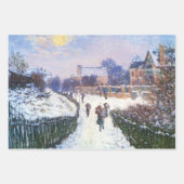 Boulevard Saint Denis Argenteuil door Claude Monet Inpakpapier Vel (Voorkant)