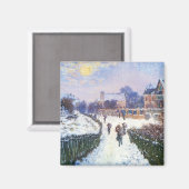 Boulevard Saint Denis Argenteuil door Claude Monet Magneet (Voorkant / Achterkant)