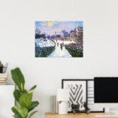 Boulevard Saint Denis Argenteuil door Claude Monet Poster (Thuiskantoor)