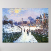Boulevard Saint Denis Argenteuil door Claude Monet Poster (Voorkant)