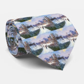 Boulevard Saint Denis Argenteuil door Claude Monet Stropdas (Opgerold)