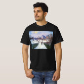 Boulevard Saint Denis Argenteuil door Claude Monet T-shirt (Voorkant volledig)