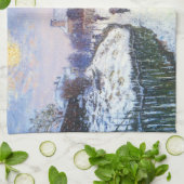 Boulevard Saint Denis Argenteuil door Claude Monet Theedoek (Gevouwen)