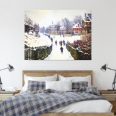 Boulevard Saint-Denis Canvas Afdruk (Insitu (Slaapkamer))