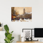 Boulevard Saint-Germain, Parijs-Eugène Galien-Lalo Poster (Thuiskantoor)