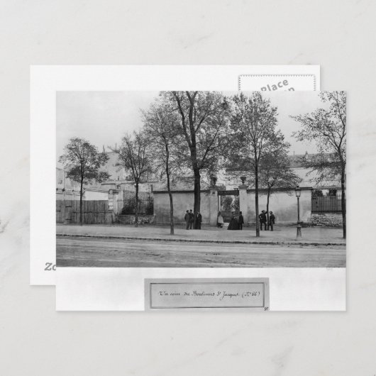 Boulevard Saint-Jacques Briefkaart (Voorkant / Achterkant)