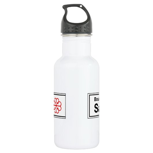 Boulevard Saint-Laurent, Montreal Street Sign Waterfles (Achterkant)