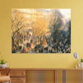 Boulevard van Capucines Canvas Afdruk (Insitu (Woonkamer))