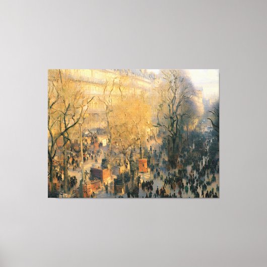 Boulevard van Capucines Canvas Afdruk (Voorkant)