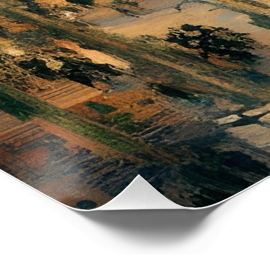 Boulevard van Capucines Perfect Poster (Hoek)