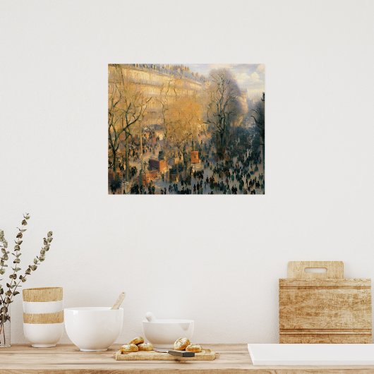 Boulevard van Capucines Poster (Keuken)