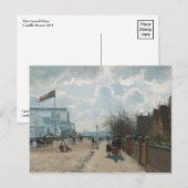 Boulevarde Montmartre in Night ~ Camille Pissarro Briefkaart (Voorkant / Achterkant)