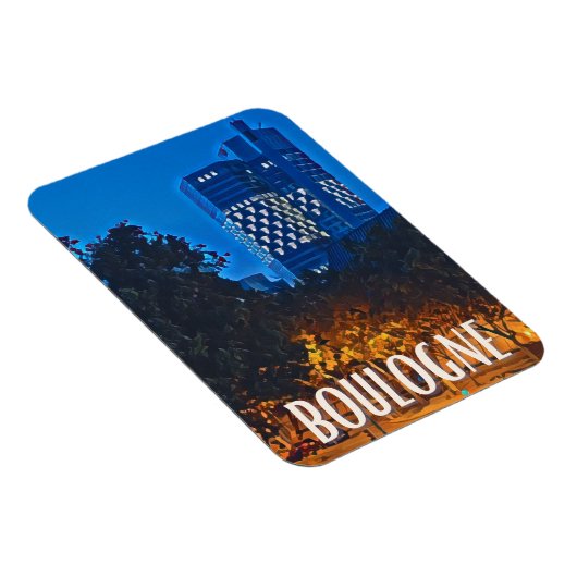 Boulogne Photo Vintage Magneet (Rechterzijde)