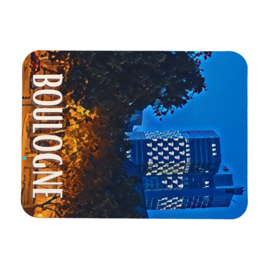 Boulogne Photo Vintage Magneet (Horizontaal)