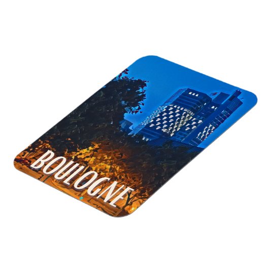 Boulogne Photo Vintage Magneet (Linkerzijde)