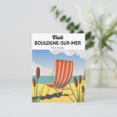 Boulogne-sur-Mer frankrijk reisposter (Staand voorkant)