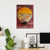 BOULOGNE SUR MER POSTER (Thuiskantoor)