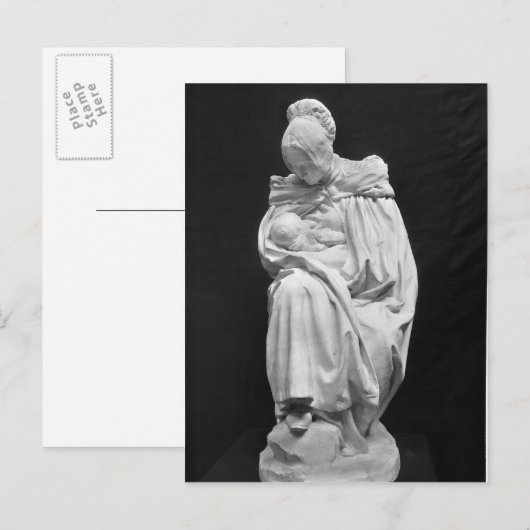 Boulonnaise Woman voedt haar kind Briefkaart (Voorkant / Achterkant)