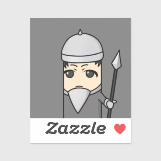 bouman1002 YAOYOROZU HEROs 一般防衛兵士ロイム Sticker (Vel)