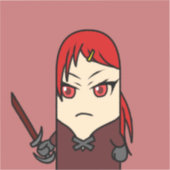 bouman1006 YAOYOROZU HEROs 村娘の火短剣使いジュイル Sticker (Voorkant)