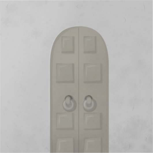 bouman1068 YAOYOROZU HEROs キャッスルウォール&ドア Sticker (Voorkant)