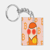 bouman166 Bitcoiner icon Sleutelhanger (Voorkant Links)