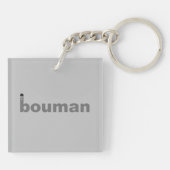 bouman166 Bitcoiner icon Sleutelhanger (Achterkant)